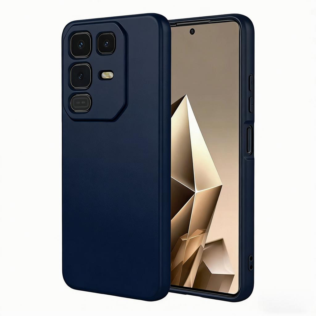 Fashion Solid Colour Shockproof Protective Liquid Silicone Phone Case For Infinix Note 50 / 50 Pro 4G