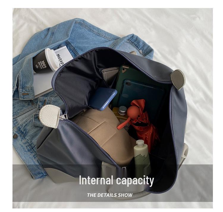 Portable Women's Yoga Fitness Bag: High-Capacity, Fashionable Tote for Travel and Sports