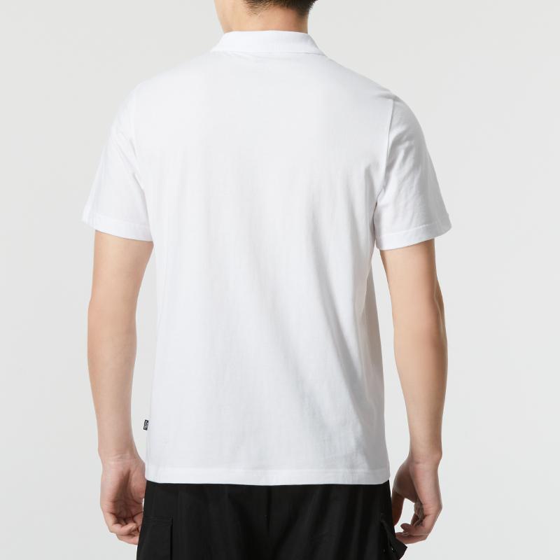 Puma Polo Shirts Men's White Polo Collar Moderate Straight Fit 685645-02