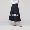 Yalida High-Waist A-Line Midi Skirt