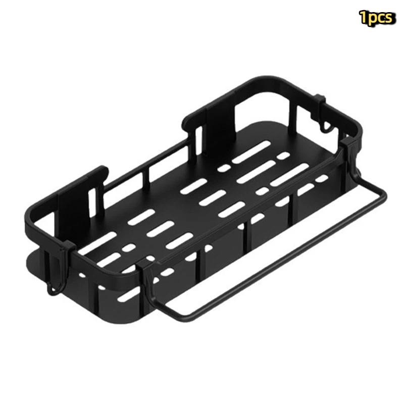Bathroom Shelf No Drill Wall Mounted Shampoo Bottle Shower Corner Rack Toilet Storage Rack Bathroom Kitchen Accessories