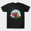 Men Black Print T-shirt Never Ending Story No-Cut Transfer Paper Print Cotton Tshirt