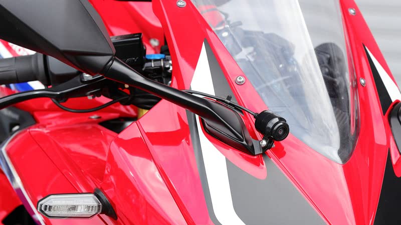 Kijima Motorcycle Parts Dash Cam Front and Rear for CBR250RR Brackets, Set, Steel, Black, ('17-/2BK-MC51), 304-5182
