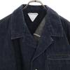 BOTTEGAVENETA fabriqué en Italie Veste en jean à manches courtes 48 Indigo Homme Occasion
