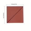 5Pcs Large Square Leather Bookmark Mini Portable Gift Triangle Bookmark Book Page Clip Book Corner Protective Cover