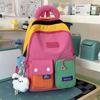 Schoolbag new multi-functional travel bag camping mountain handbag multi-pocket large-capacity contrasting color must-have new model for Chinese New 