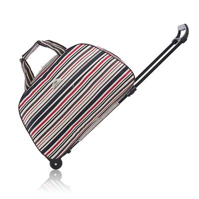 OEING Foldable Large Capacity Oxford Rolling Travel Bag