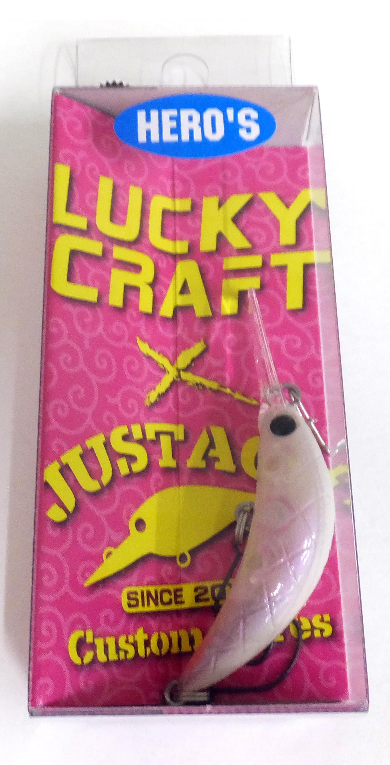 Lucky Craft Unfair 35F 35мм 2.1г Agony White (пылать) ГЕРОЯ 35mm
