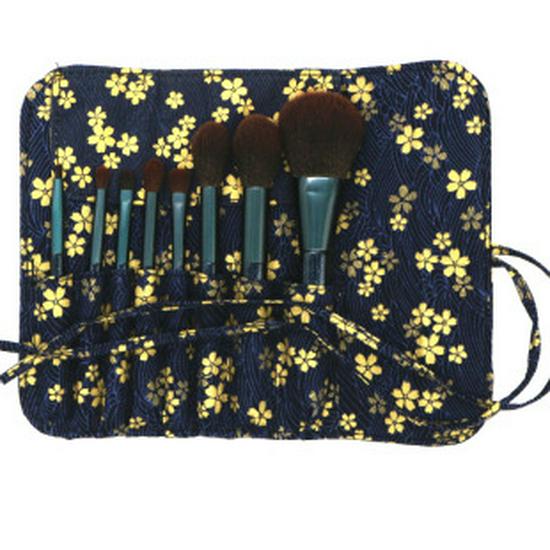 10-Piece Diamond Crystal Makeup Brush Set with Acrylic Handles