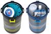 Thermos Vacuum Insulated Ice Container Bottle for Carrying Navy (Thermos Ice) FHK-2200NVY