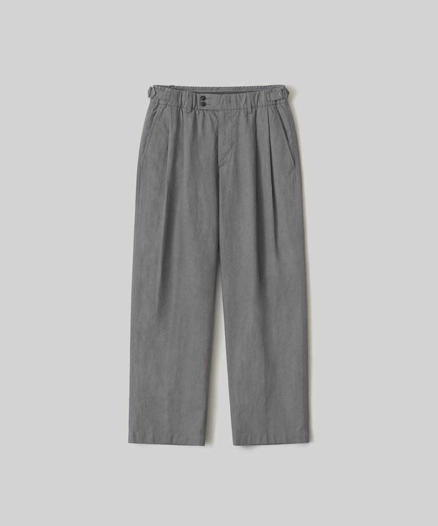 ANOTHER OFFICE Santiago Linen Pants Flexible (Gray)