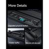 Llano V21 14cm Dual Fans Laptop Cooler 14"-17.3" Lighting Adjustable Foldable Laptop Cooler Pad Cooler Pad LED Light Fan