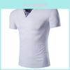 Premium Quality Men's T-shirt Slim Fit Floral V-neck Casual Tee For Everyday Wear