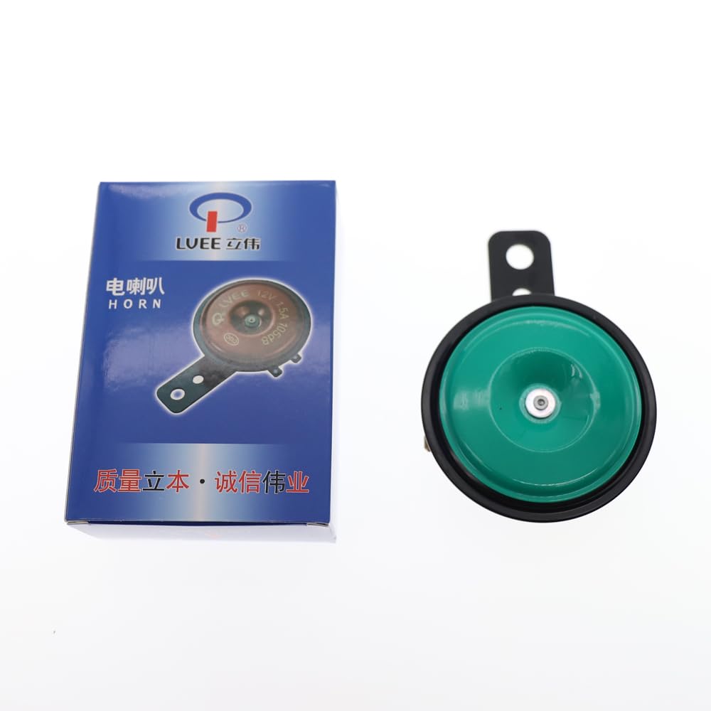 LVEE DL80 Series 70mm Universal Motorcycle Electric Horn Waterproof IPX7 Round Loud Speaker