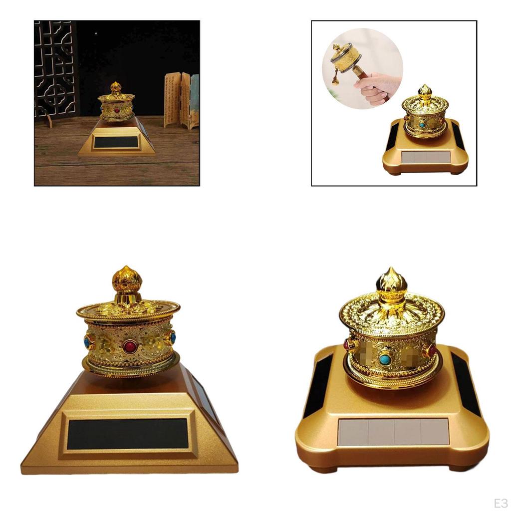 Ruota di preghiera Feng Shui, Ruota tibetana per accessori di decorazione interni auto