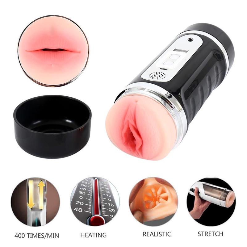 With An Audio Function Male Fully AUTOMATIC Masturbator Electric Masturbators SEX TOYS FOR MEN