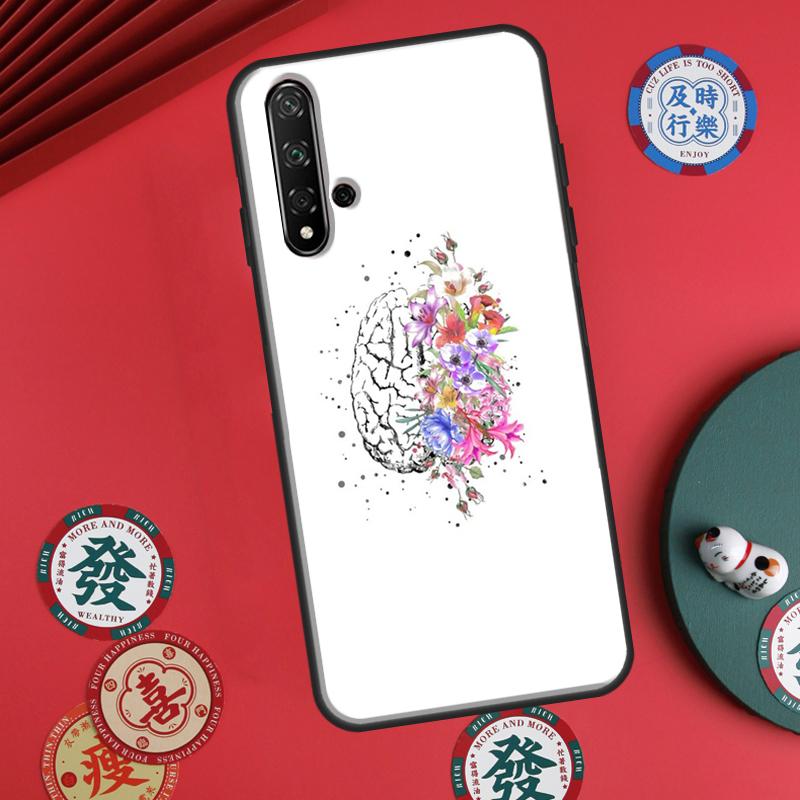 

Чехол Anatomy Brain Для Huawei P60 Pro P30 P40 Lite Nova 7i 8i 11i 12i 12s 10 9 SE Y90 Y60 Y70 Y72 Y61 Y91 Huawei Nova 9