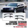 5065801AG Car Chrome Front Door Rear Door Outer Handle For Chrysler Sebring 2007-2010 300/300c 2004-2010 For Dodge Avenger