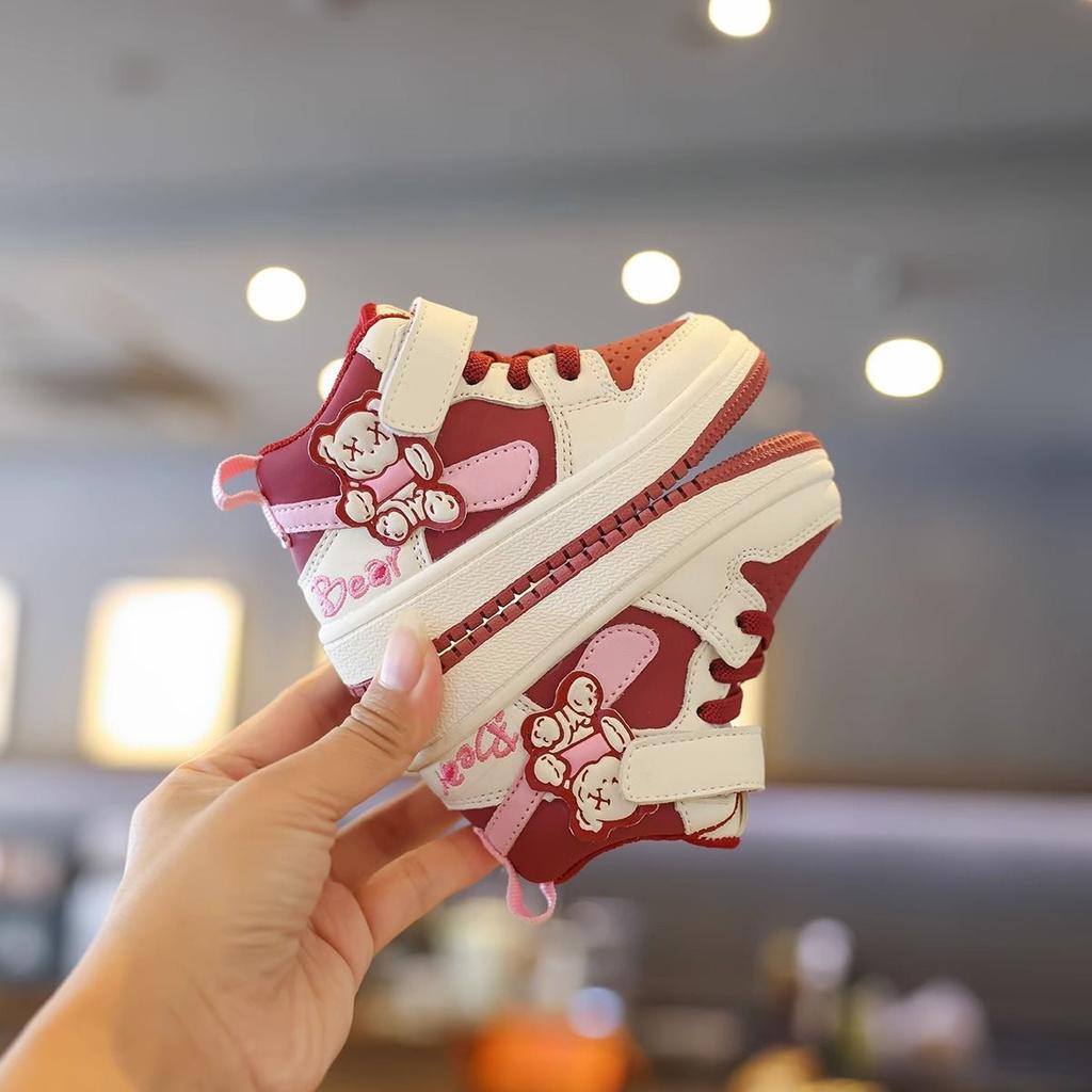 Baby Autumn Shoes Toddler Shoes Girl Baby Children High-top Toddler Shoes 1 2-3 Years Old Boy Baby Soft-soled Shoes