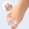 1Pair Silicone Three Hole Toe Separator Fingers Feet Toe Spreader Hallux Valgus Bunion Corrector Toe Straightener Corrector