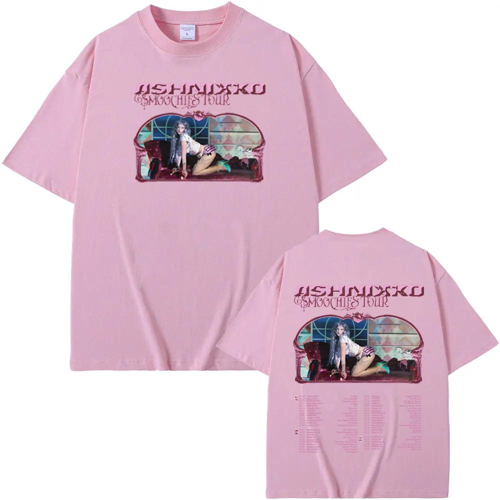 Suki Waterhouse Smooches Tour 2026T Shirt Short Sleeve 100%Cotton Summer Tee-shirt O-neck Clothing High Quality Tops