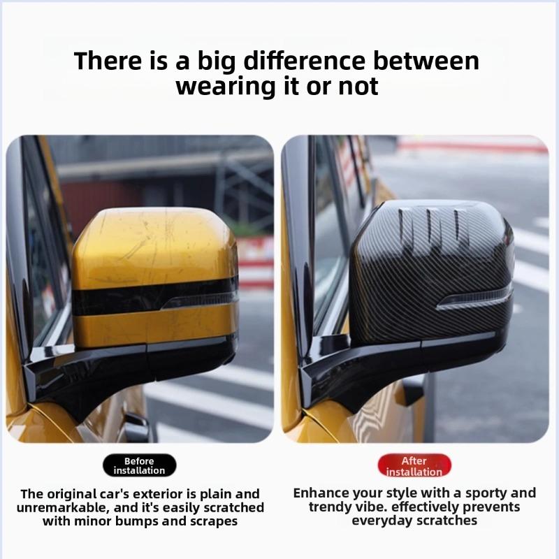 For BYD Equation Leopard 5 Denza B5 23-26 Rearview Mirror Protective Cover Car Exterior Decoration Modification Auto Accessories