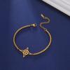 Teamer Popular Witchcraft Witch Knot Charm Bracelet for Women Stainless Steel Box Chain Bracelets Wicca Amulet Jewelry Gift 2026