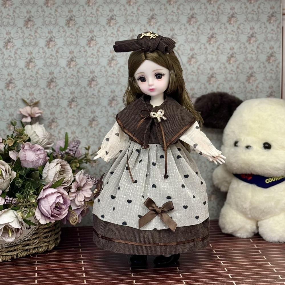 With Clothes Removable Joints Doll 3D Eyes 1/6 Bjd Dolls Hinged Doll 30cm BJD Doll  Girls Gifts