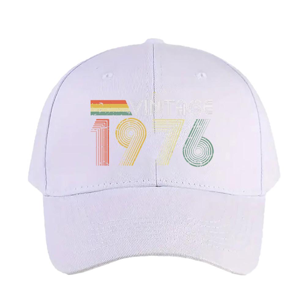 Vintage  Th Birthday Cap Summer Woman Man Adult Hat Fashion Casual Adjustable Printed Baseball Caps Trucker Cap
