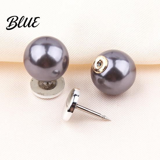 Anti-exposure Buttons for Women 5Pcs Fake Pearl Clothing Removable Decorative Brooch Pins No No-sew Shirt Sew Safety Pins Neckline Embellishment,