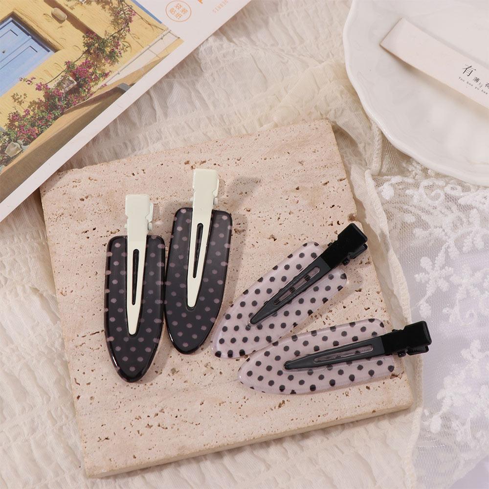 Polka Dot Seamless Hairpin Elegant Hair Styling Accessories Lightweigh Acrylic Hair Clips Wedding