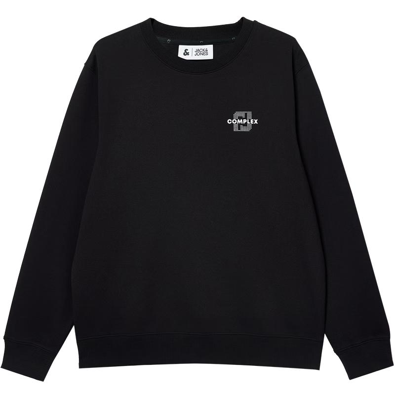 Jack & Jones Men s Letter Print Crew Neck Sweatshirt M