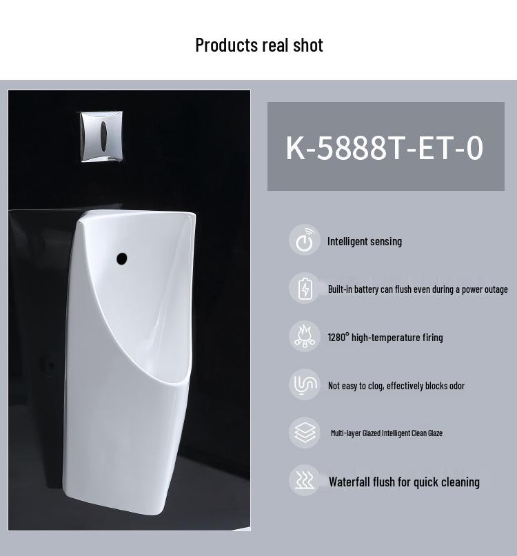Kohler Wall-Mounted Sensor Urinal for Men