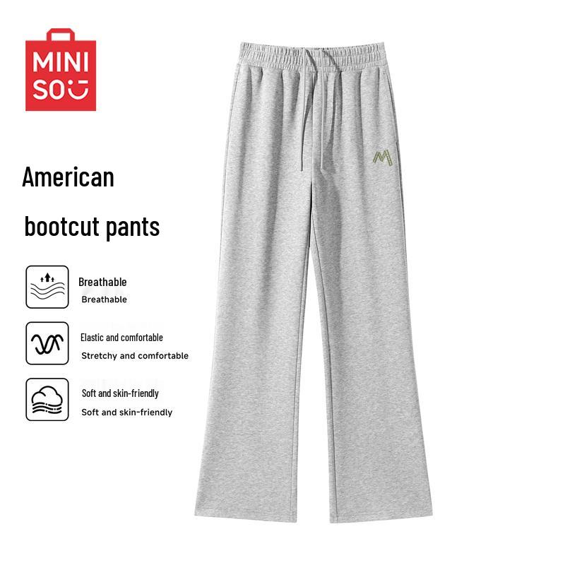 

MINISO Men s American Style Loose Straight Leg Trousers 3XL