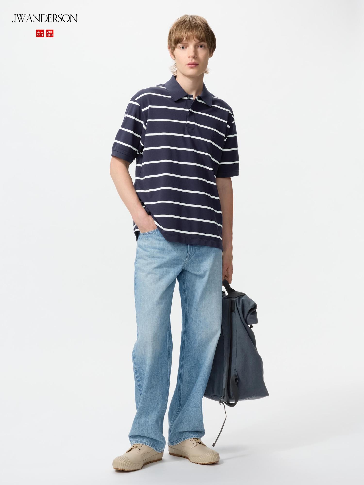 Uniqlo Прямые джинсы удлиненные 63 BLUE/27