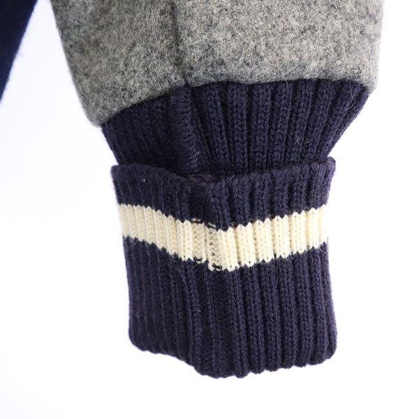 SKOOKUM Made in USA button Stajan 30 Navy x gray Shawl collar Men's Used