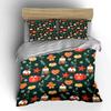 Christmas Pattern with Sweets Bedding Duvet Cover Set Duvet Cover Pillowcases  (1*Duvet Cover 2*Pillowcases, without duvet insert)