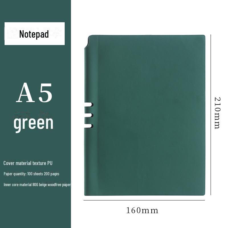 A5 Notizbuch aus weichem Leder: Kreatives Lesen & Geschäftstagebuch für Studenten