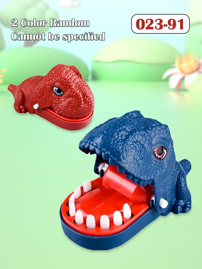 Dinosaur Teeth Biting Finger Toys, Dentist Tabletop Board Tricky Game Random Mechanism Gifts for Boys and Girls Color Random