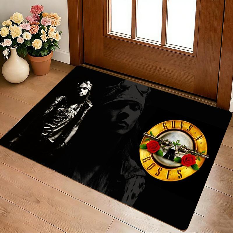 Guns N' Roses Living Room Nonslip Area Rug Soft Carpet For Bedroom Game Playroom Sofa Office Home Decor Doormat Christmas Gift C929951