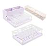 PVC Leather Tool Storage Rack with Multiple Holes Punch Craft Tool Organizer Shelf Suitable for Professional Technicians
