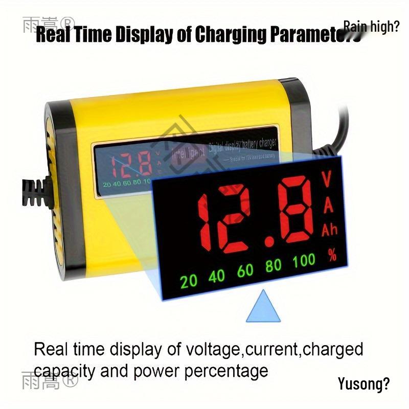 12V 2A Digital LCD Battery Charger
