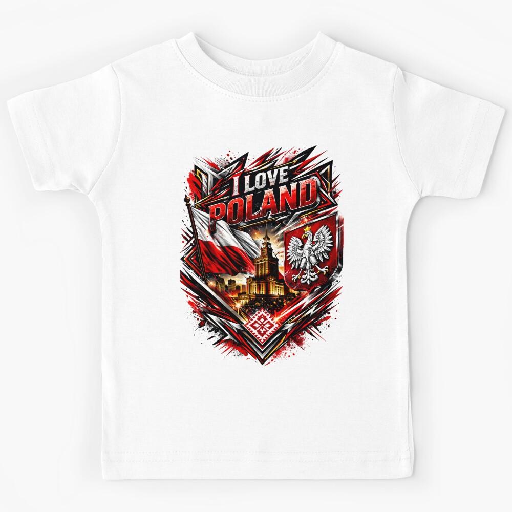 I Love Poland Kids T-Shirt 110