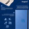 Dingbats Earth Dot A5 Medium Sky Blue Great Barrier Reef Hardcover Cream 100gsm Inkproof Paper Numbered Index Key Pages - Notebook, - - - Pages, &