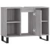 Bathroom Cabinet Grey Sonoma 80 x 33 x 60 cm Engineered Wood