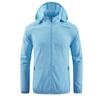 Women's Summer Fan Suit (including A Set Of 9-leaf Brushless 5V Fan) Long Sleeved Hooded Zipper Heatstroke Proof Solid Color Work Clothes