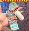 Crayon Shin-chan Breakable Chocolate Pendant Keychain - Trendy Decompression Toy Gift