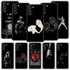 Boxing Champion Themed Soft Phone Case For Samsung Galaxy S25 Edge S24 Plus S23 FE S22 S21 S20 Ultra 5G S10 Black Protect Cover