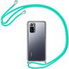 Θήκη για Redmi Note 10 Pro 4G (6.67") Αντιχαρακτική Διάφανη Μαλακή Λεπτή TPU Περιλαμβάνεται Πράσινη Αλυσίδα Κινητού