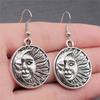 53 styles Inspired Jewellery Fashion Women Gifts Vintage Moon Sun Star Dangle Drop Earrings For Women Statement Wiccan Jewelry